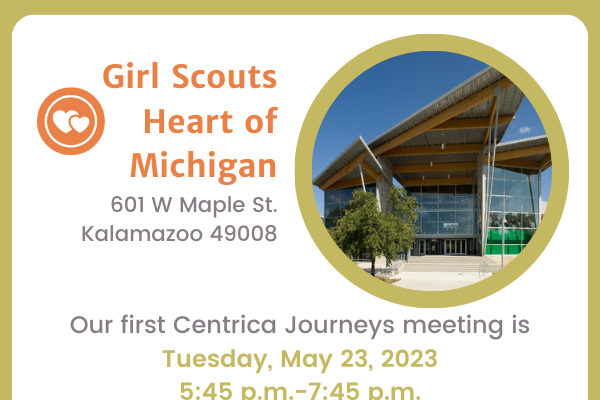 Centrica Journeys Grief program for children, moves to the Girl Scouts Heart of Michigan Program and Training Center