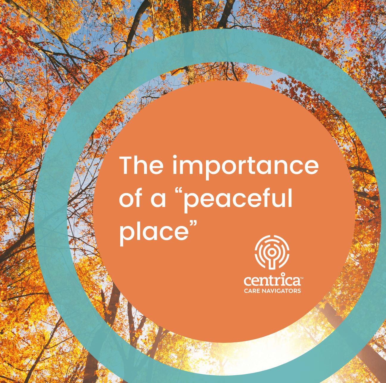 The importance of a “peaceful place”