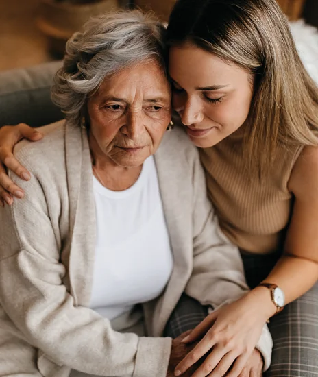 family consoling each other after a loss