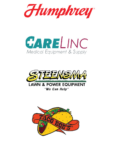Sponsors for Golf event